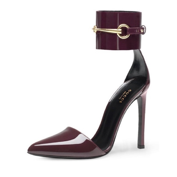 Gucci Shoes - Gucci Horsebit Ankle-Cuff Pump